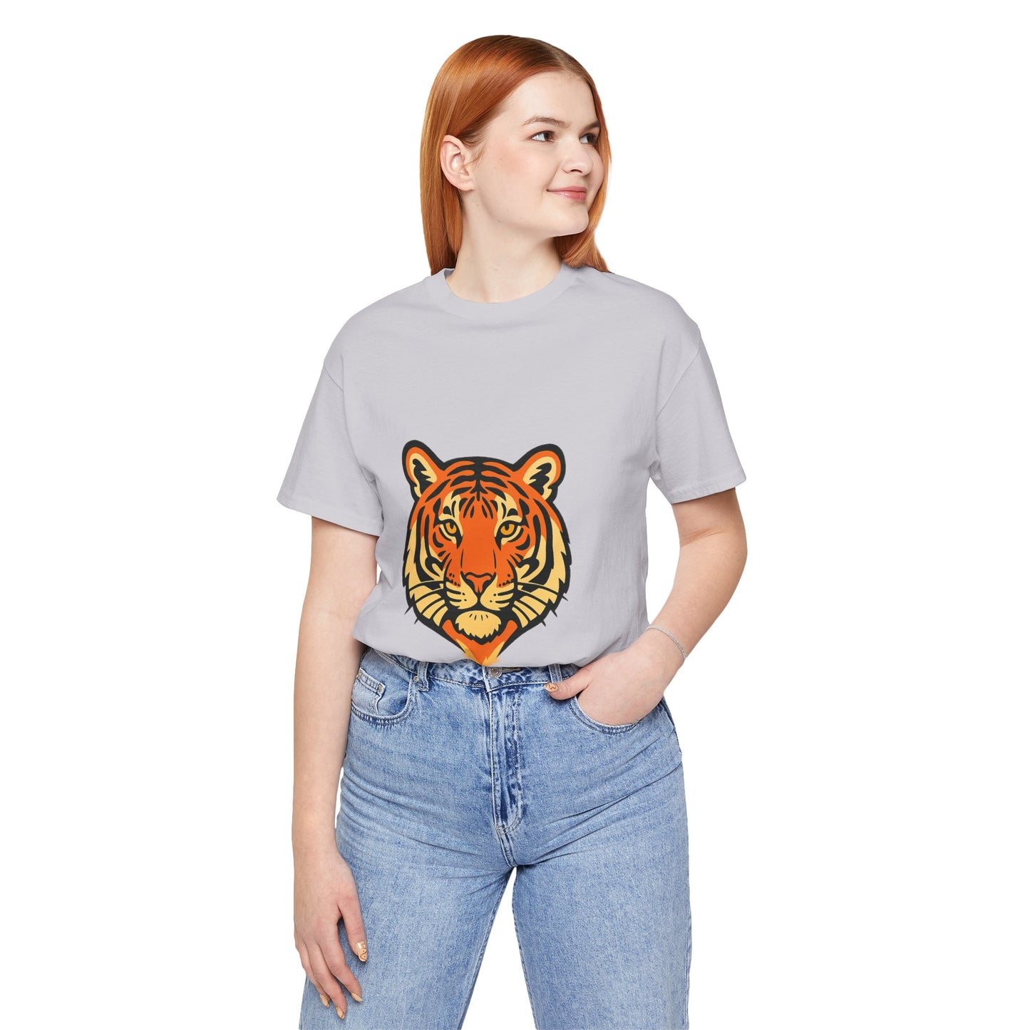 Majestic Tiger Short Sleeve Tee - Perfect for Nature Lovers, Wildlife Enthusiasts, Gift for Birthdays, Casual Wear, Animal Lovers