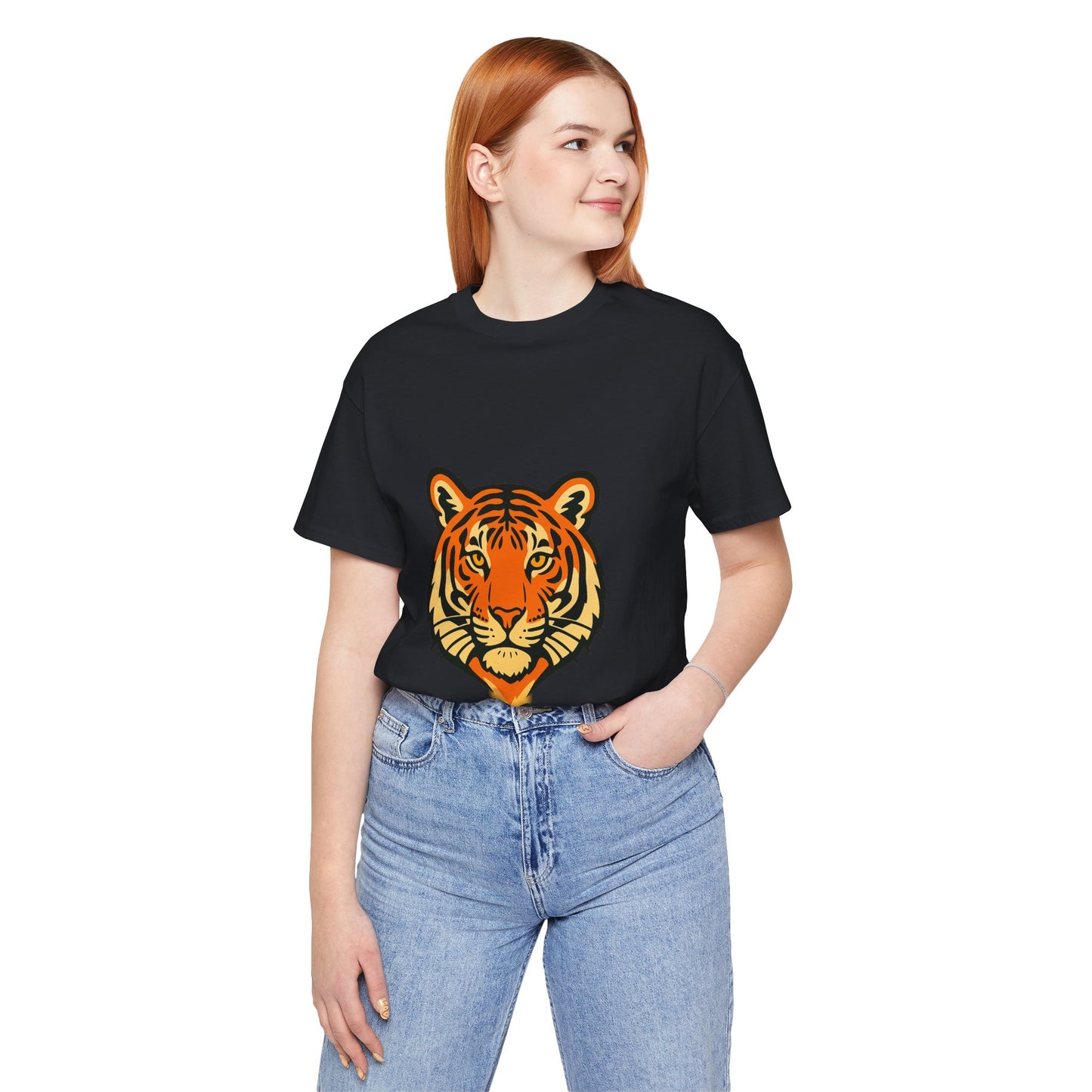 Majestic Tiger Short Sleeve Tee - Perfect for Nature Lovers, Wildlife Enthusiasts, Gift for Birthdays, Casual Wear, Animal Lovers