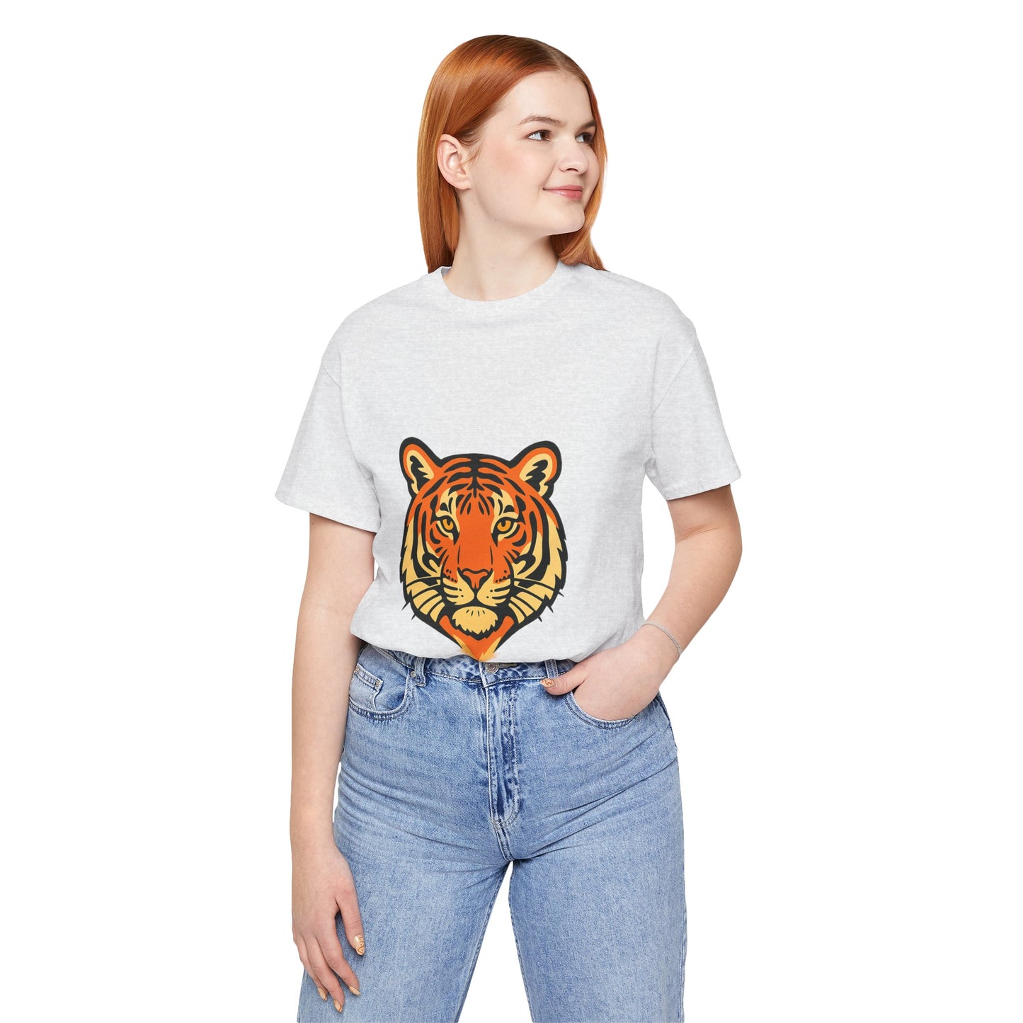 Majestic Tiger Short Sleeve Tee - Perfect for Nature Lovers, Wildlife Enthusiasts, Gift for Birthdays, Casual Wear, Animal Lovers