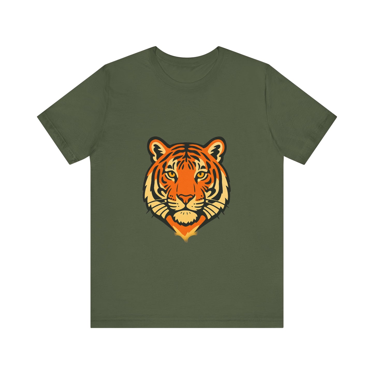 Majestic Tiger Short Sleeve Tee - Perfect for Nature Lovers, Wildlife Enthusiasts, Gift for Birthdays, Casual Wear, Animal Lovers