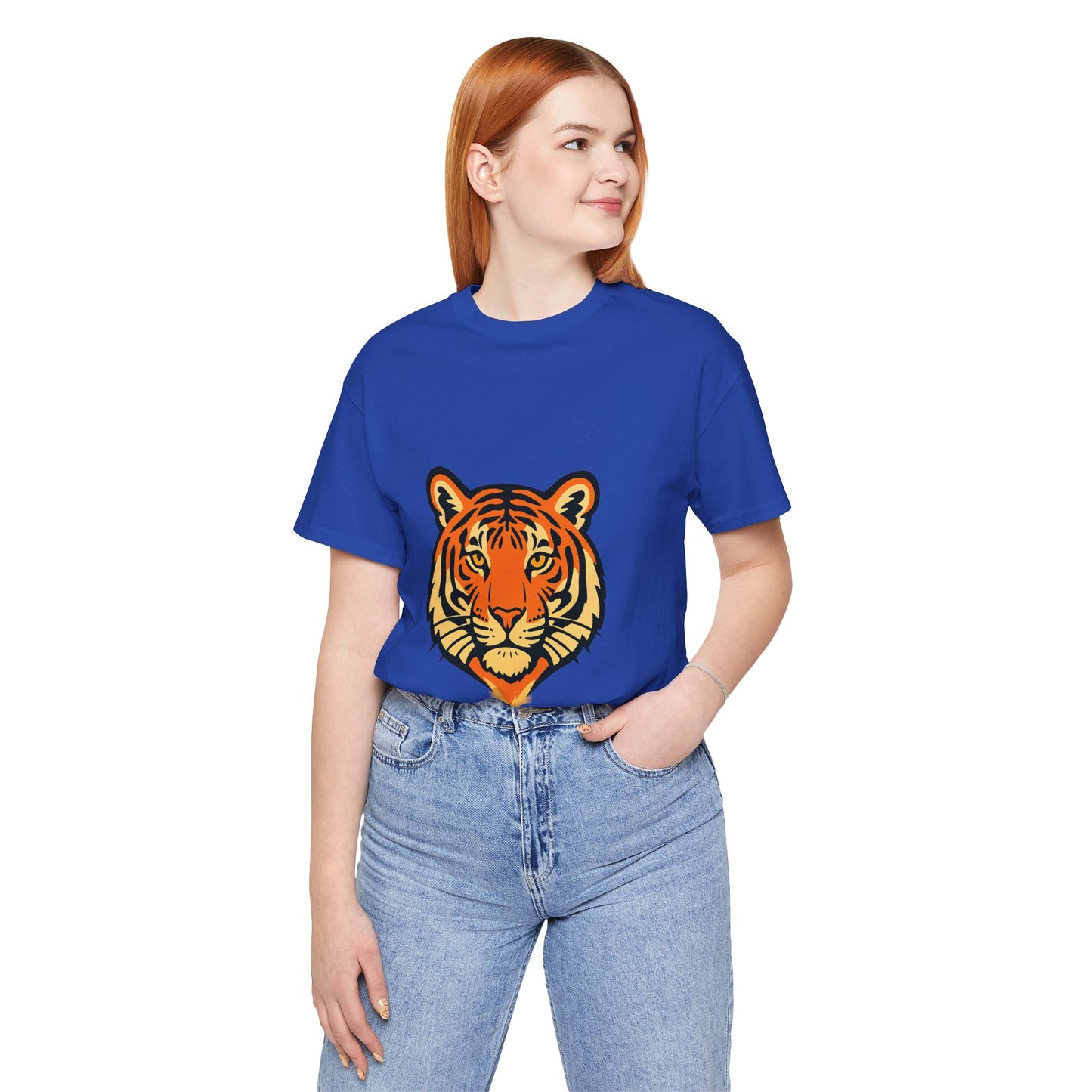 Majestic Tiger Short Sleeve Tee - Perfect for Nature Lovers, Wildlife Enthusiasts, Gift for Birthdays, Casual Wear, Animal Lovers