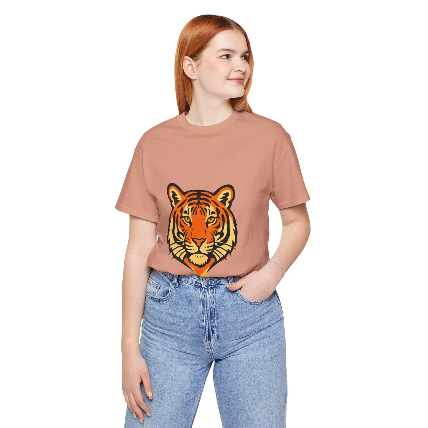 Majestic Tiger Short Sleeve Tee - Perfect for Nature Lovers, Wildlife Enthusiasts, Gift for Birthdays, Casual Wear, Animal Lovers