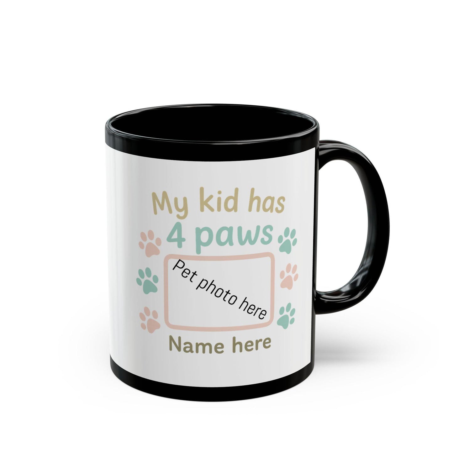 Personalized Pet Photo Mug: Gift for Dog/Cat Lovers