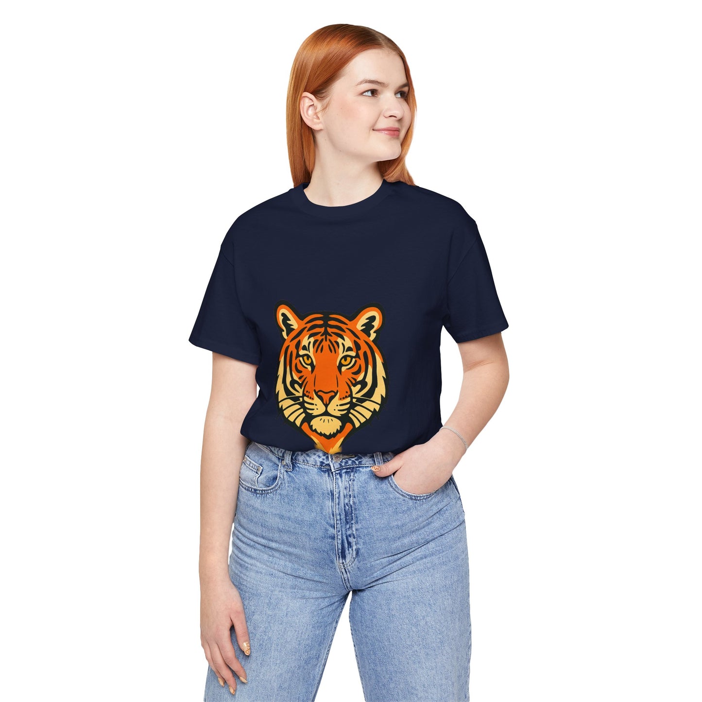Majestic Tiger Short Sleeve Tee - Perfect for Nature Lovers, Wildlife Enthusiasts, Gift for Birthdays, Casual Wear, Animal Lovers