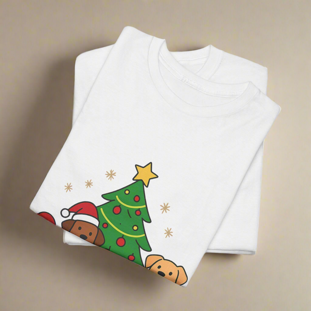 Happy Woofmas Tee: Unisex Christmas Pet Lover Shirt