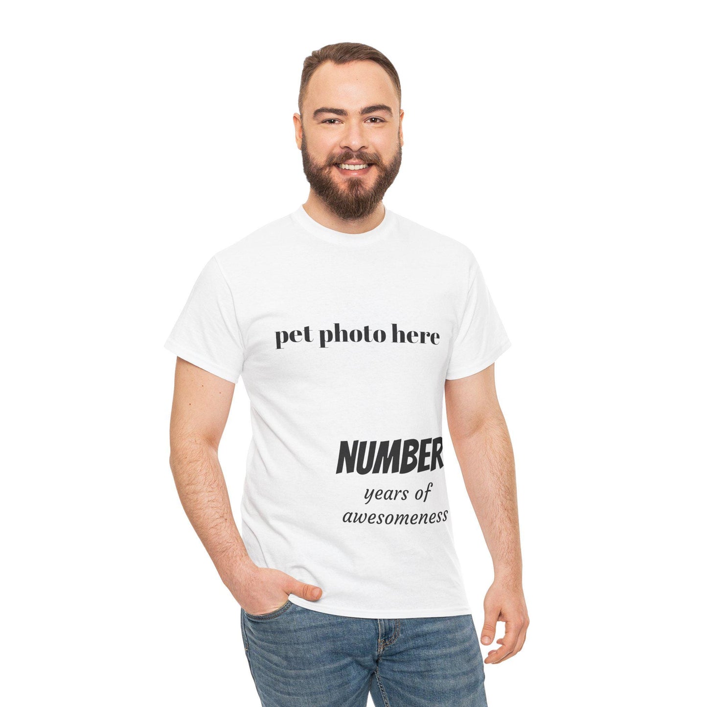 Personalized Birthday T-Shirt: Custom Age Celebration Tee