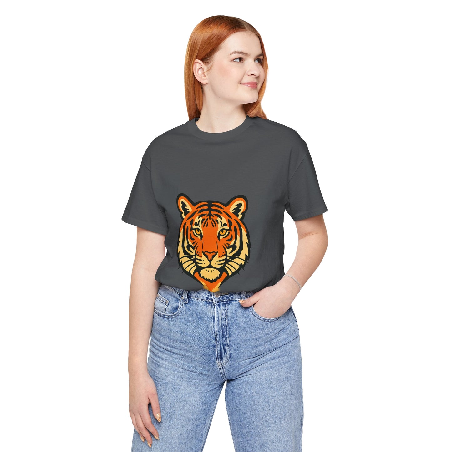 Majestic Tiger Short Sleeve Tee - Perfect for Nature Lovers, Wildlife Enthusiasts, Gift for Birthdays, Casual Wear, Animal Lovers
