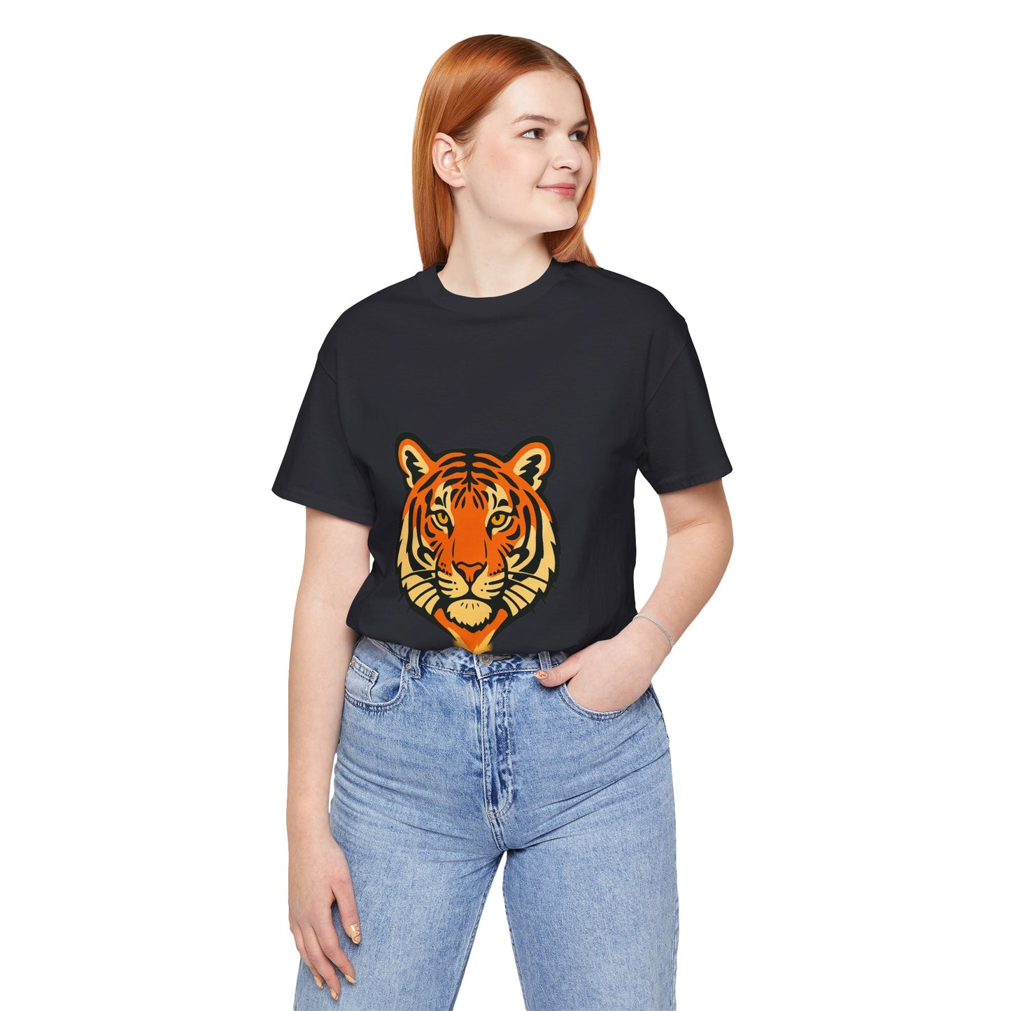 Majestic Tiger Short Sleeve Tee - Perfect for Nature Lovers, Wildlife Enthusiasts, Gift for Birthdays, Casual Wear, Animal Lovers