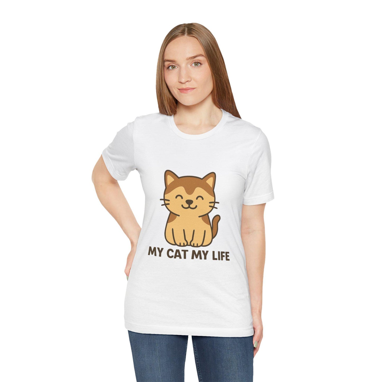 Cat Lover T-Shirt: Unisex Airlume Cotton Tee