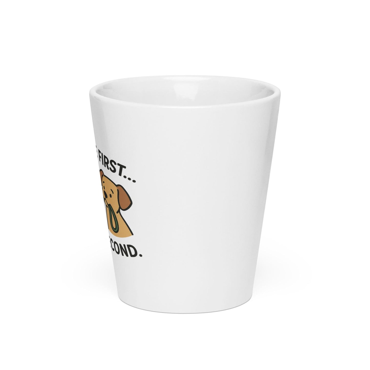 Latte mug for dog lovers