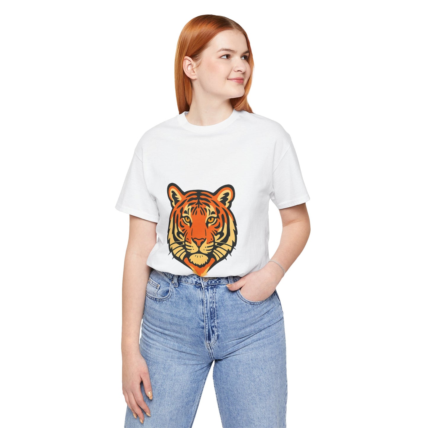 Majestic Tiger Short Sleeve Tee - Perfect for Nature Lovers, Wildlife Enthusiasts, Gift for Birthdays, Casual Wear, Animal Lovers