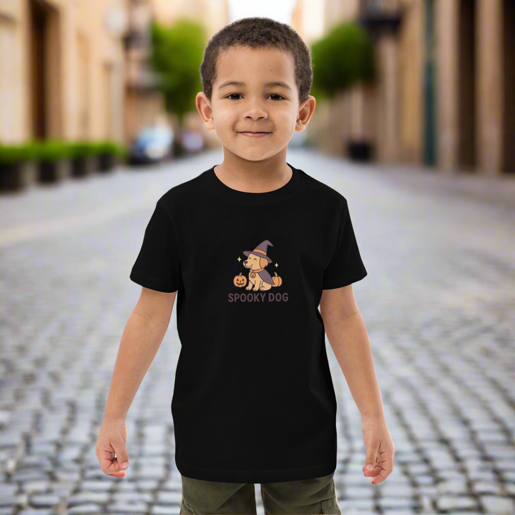 Organic cotton kids t-shirt for Halloween