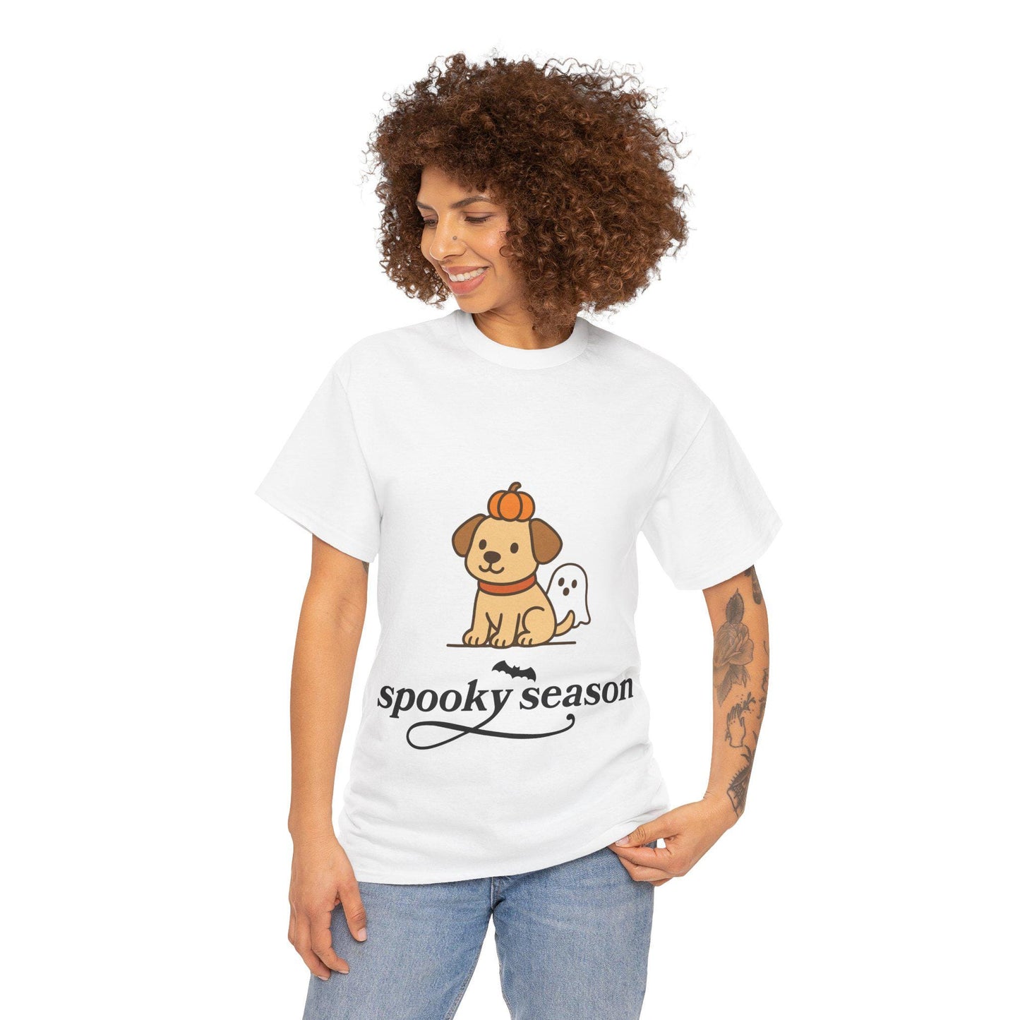 Unisex Heavy Cotton Tee for Halloween