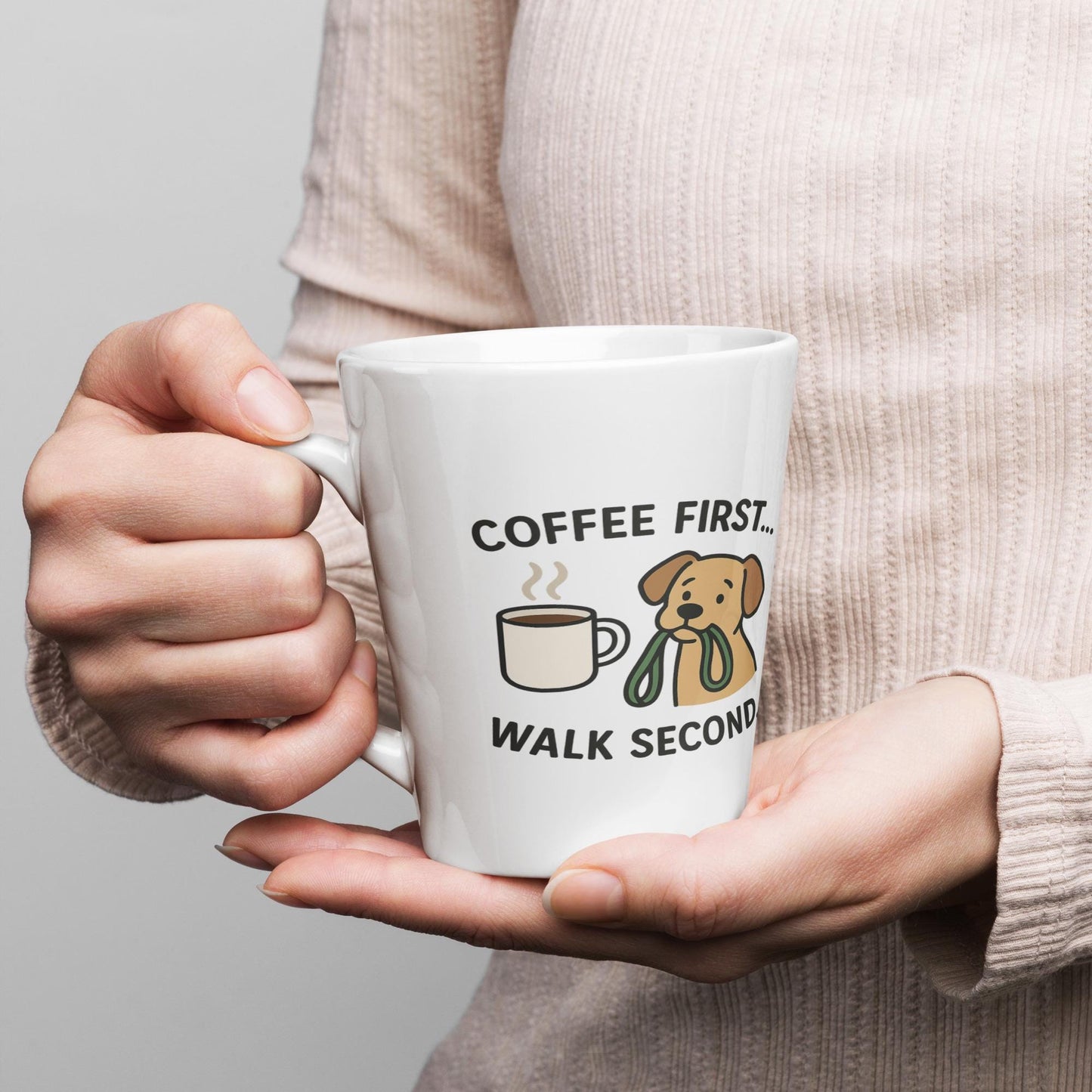 Latte mug for dog lovers