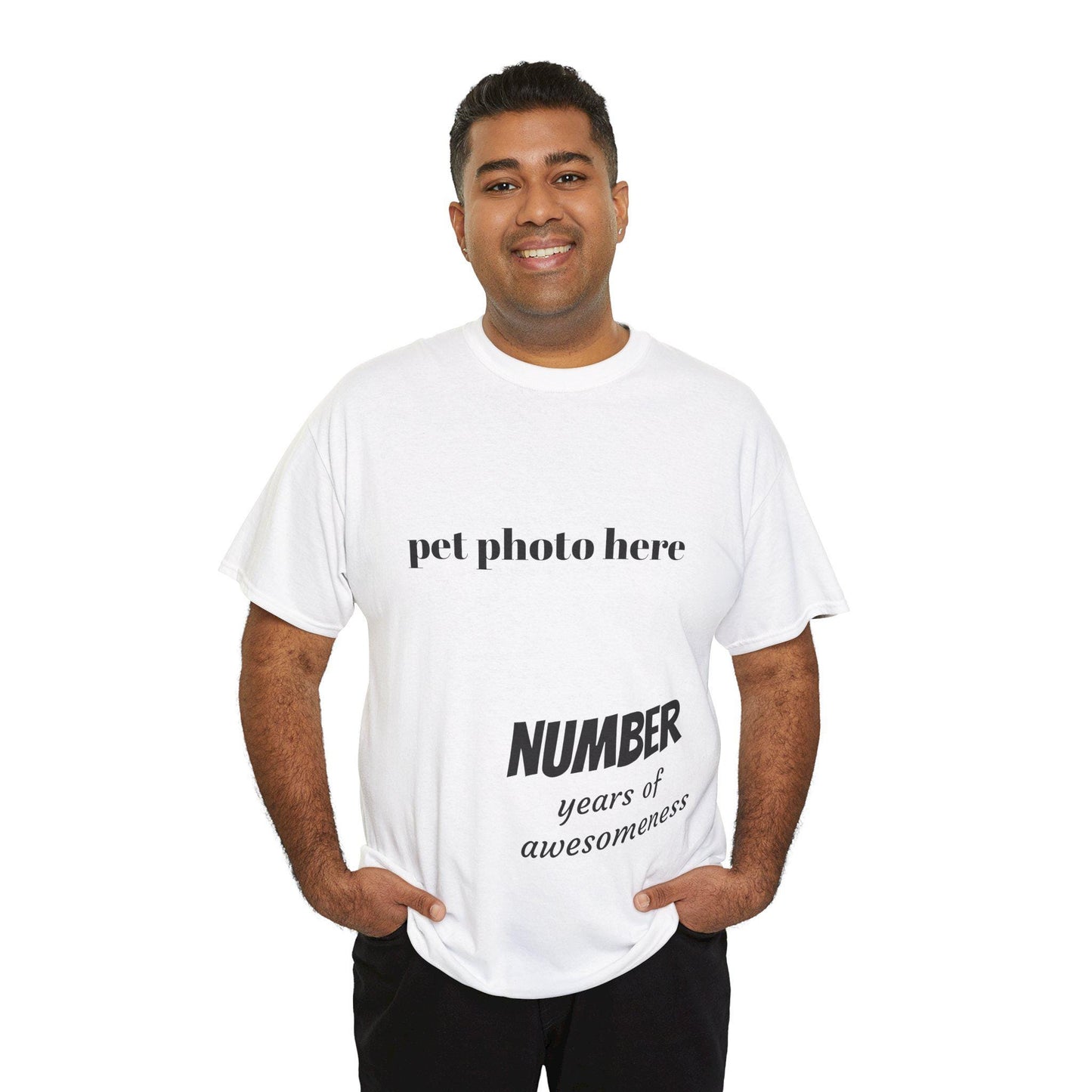Personalized Birthday T-Shirt: Custom Age Celebration Tee