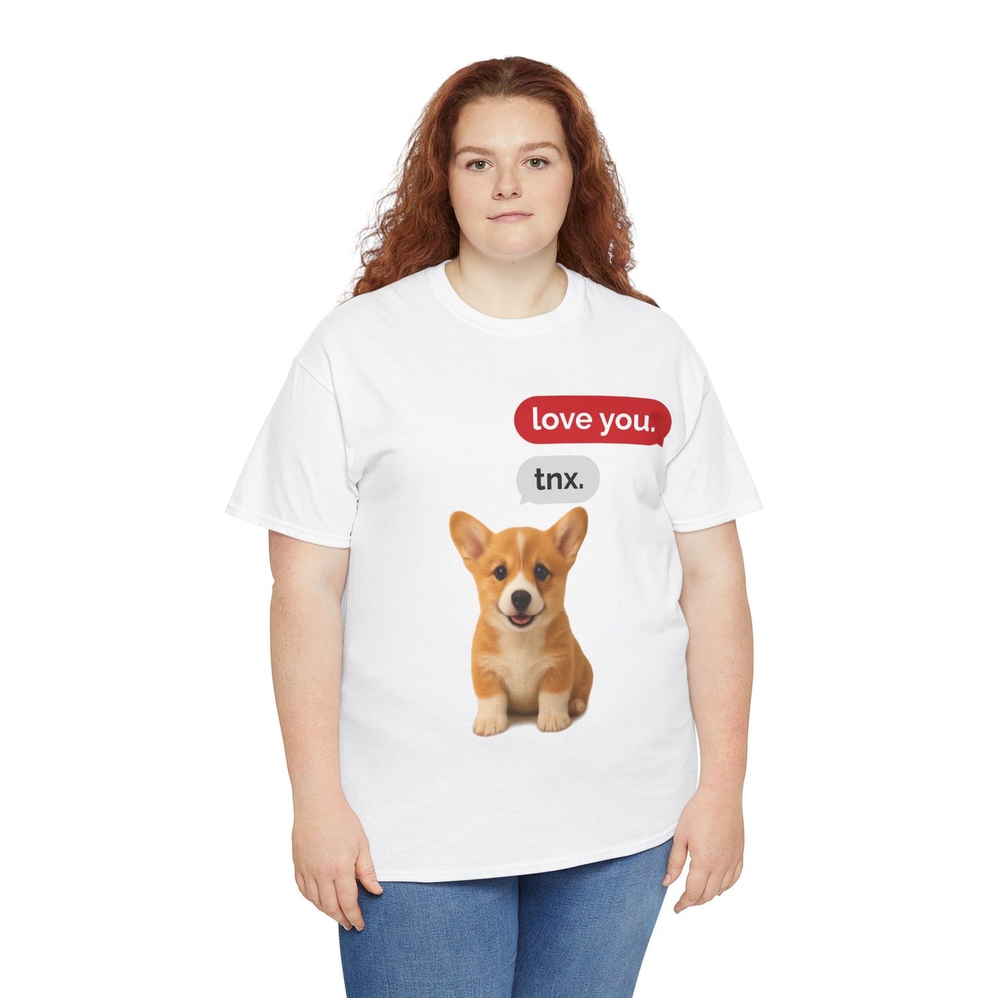 Corgi Love Unisex Tee, Cute Dog Apparel, Gifts for Dog Lovers, Pet-Themed Shirt, Casual Daily Wear
