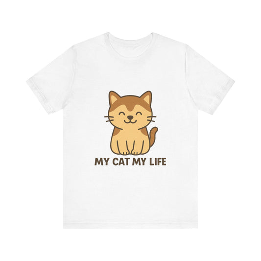 Cat Lover T-Shirt: Unisex Airlume Cotton Tee