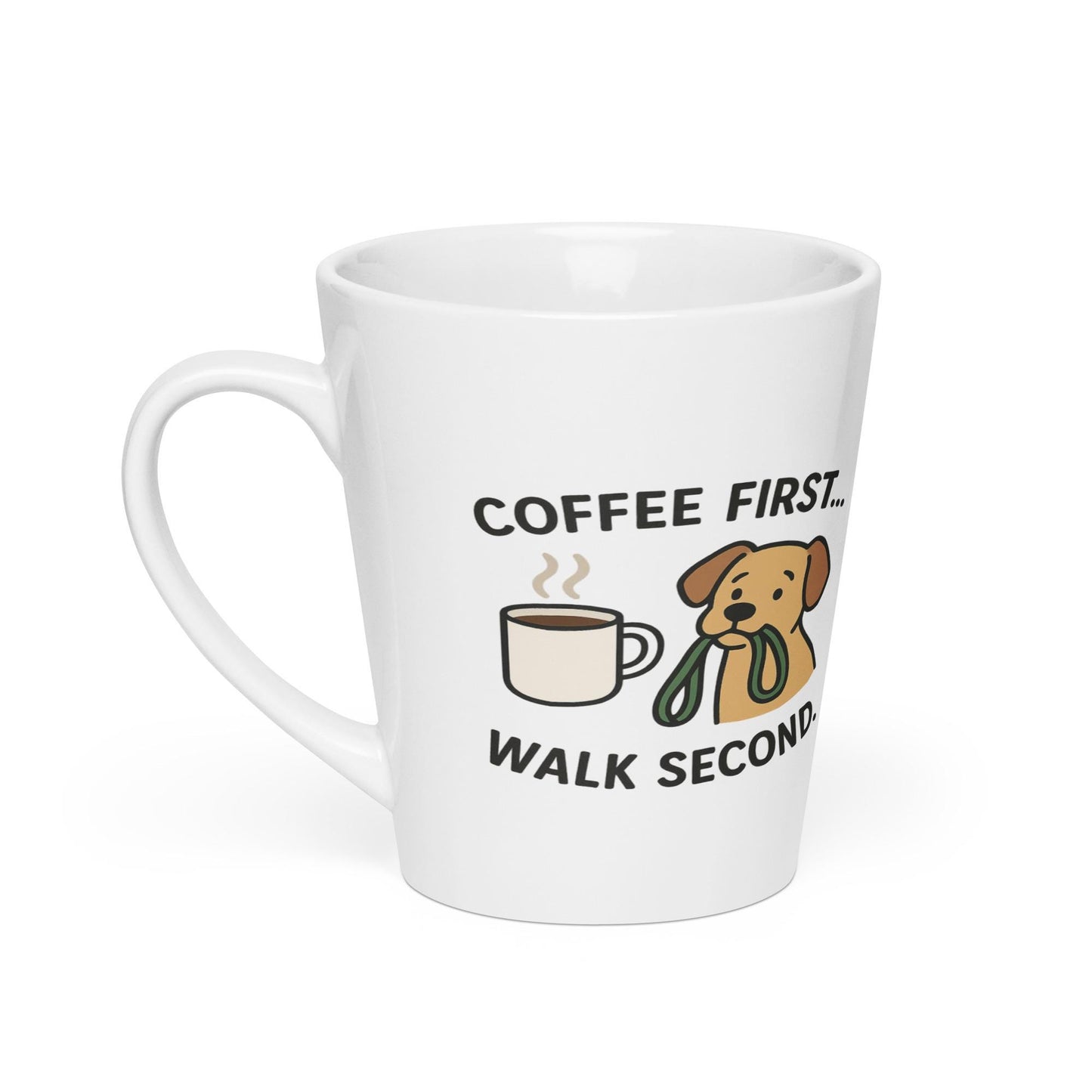 Latte mug for dog lovers