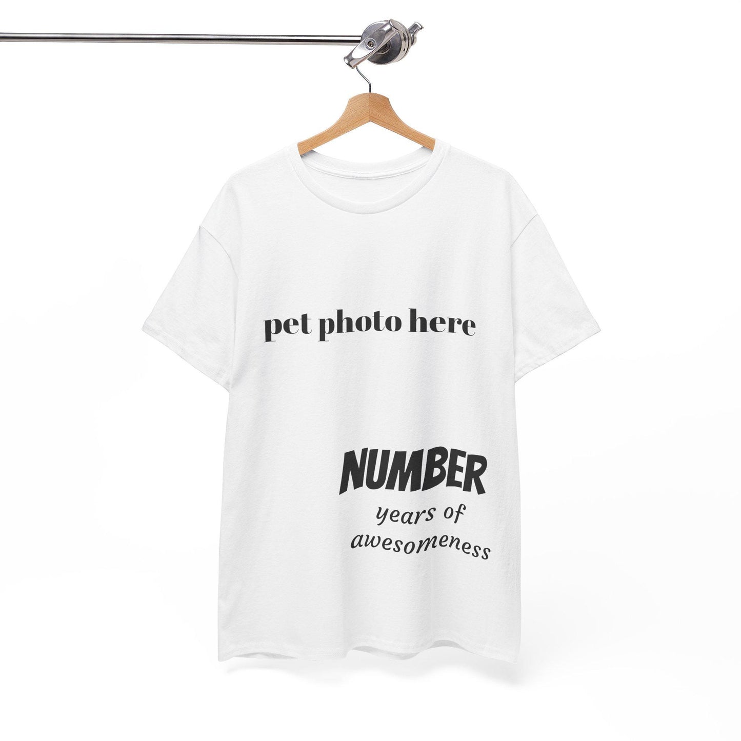 Personalized Birthday T-Shirt: Custom Age Celebration Tee