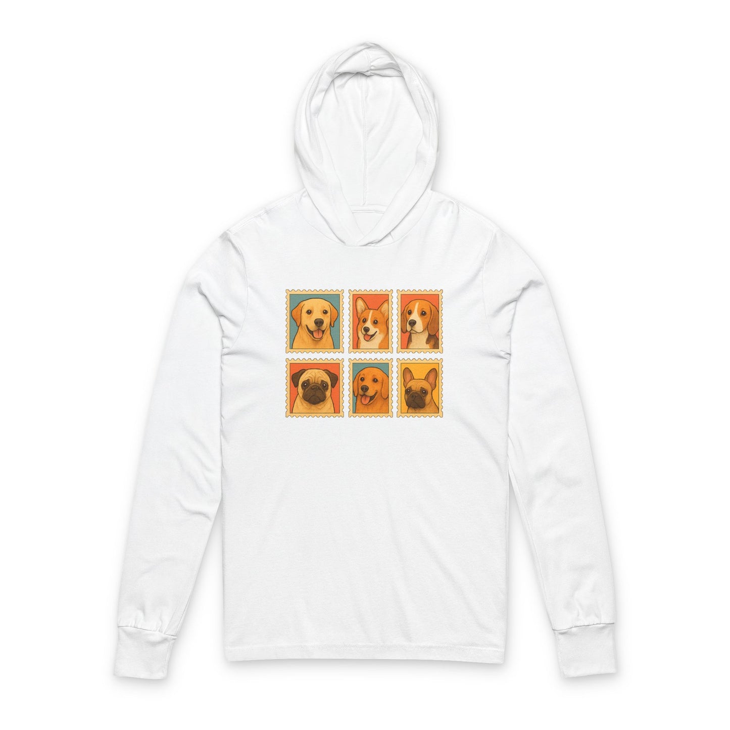 Adorable Dog Portraits Unisex Hooded Long Sleeve Tee for Pet Lovers, Cute Animal Graphic Tee, Perfect Gift for Dog Owners, Casual [...]