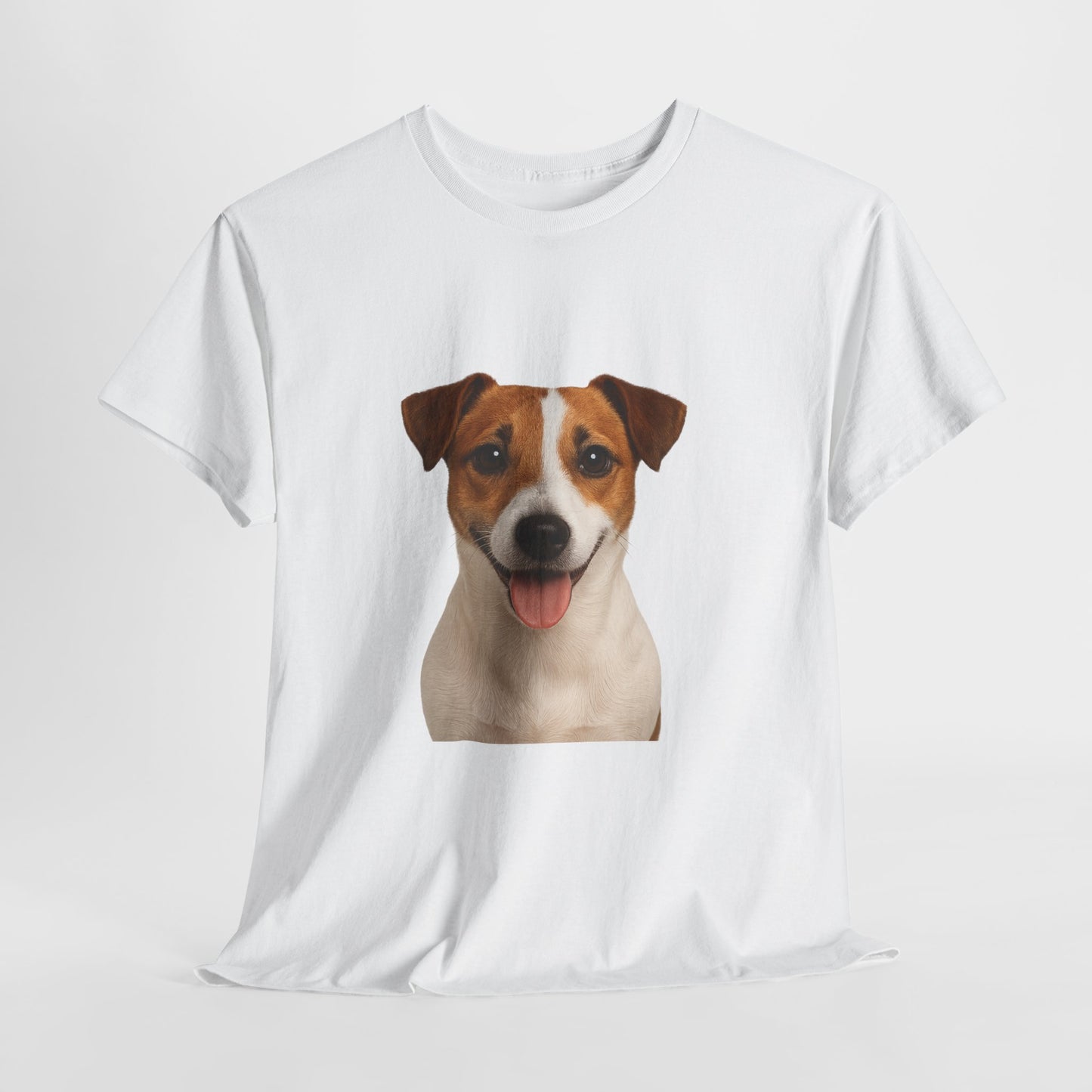 Happy Pup Unisex Heavy Cotton Tee, Dog Lover Shirt, Cute Pet T-Shirt, Fun Animal Tee, Gift for Dog Owners, Casual Everyday Wear