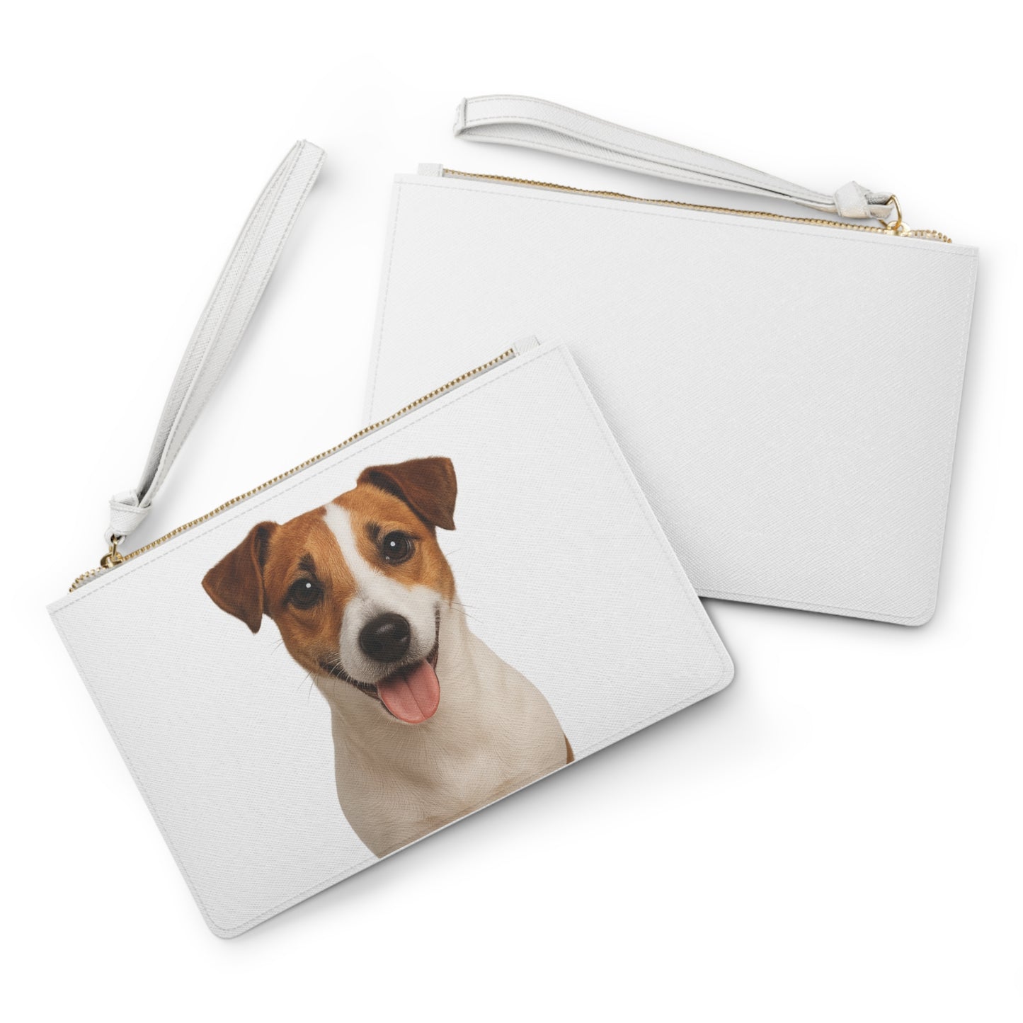 Cute Dog Clutch Bag, Pet Lover Gift, Dog Mom Accessory, Casual Purse, Animal Print Makeup Bag, Fun Dog Themed Wallet