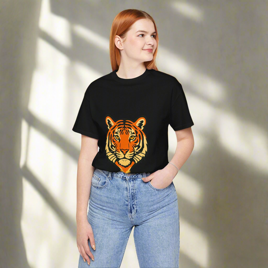 Majestic Tiger Short Sleeve Tee - Perfect for Nature Lovers, Wildlife Enthusiasts, Gift for Birthdays, Casual Wear, Animal Lovers