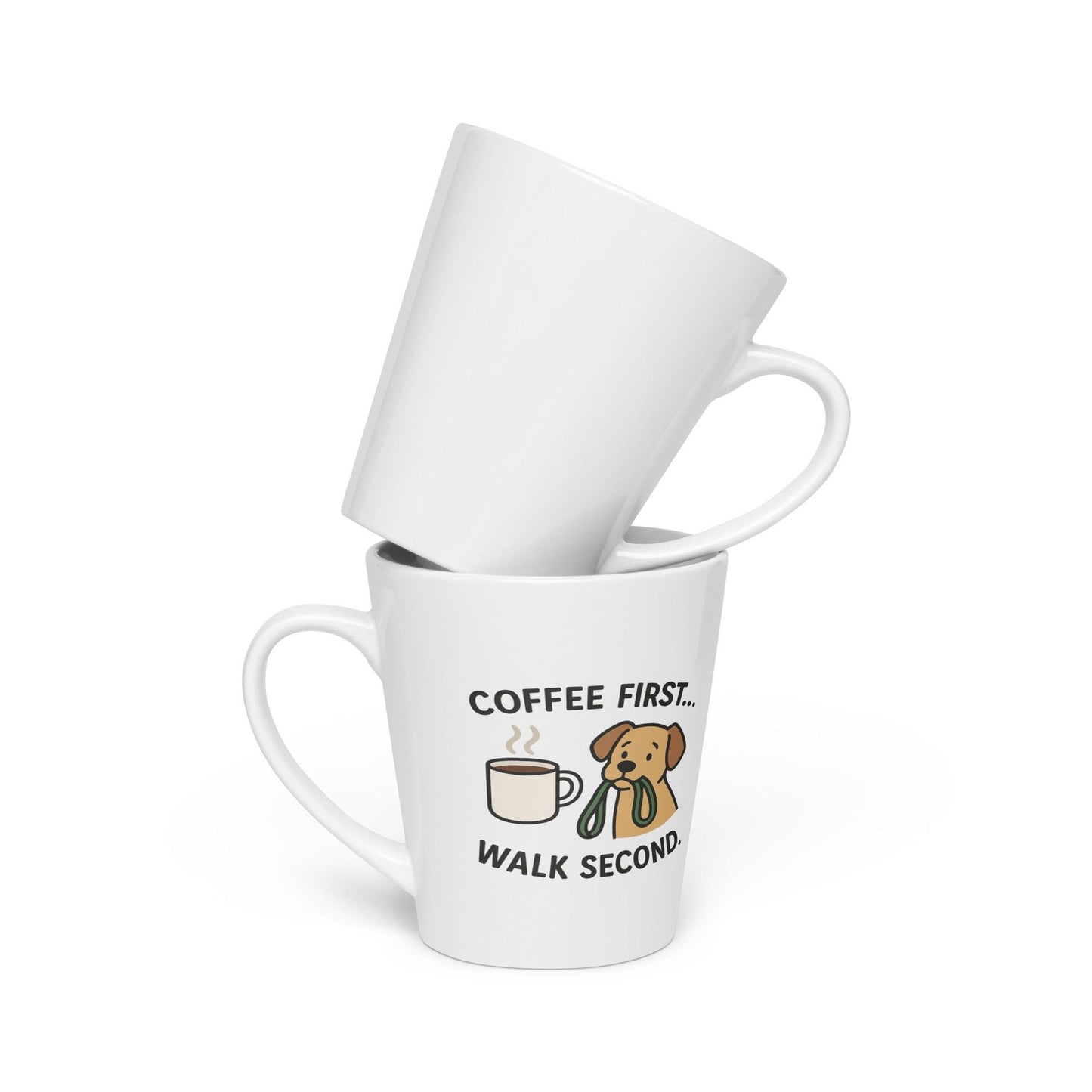Latte mug for dog lovers