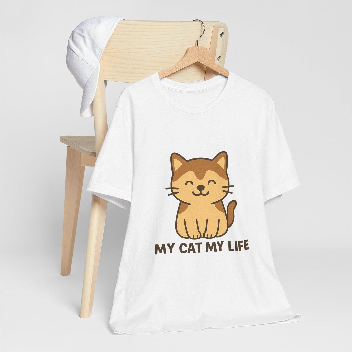 Cat Lover T-Shirt: Unisex Airlume Cotton Tee