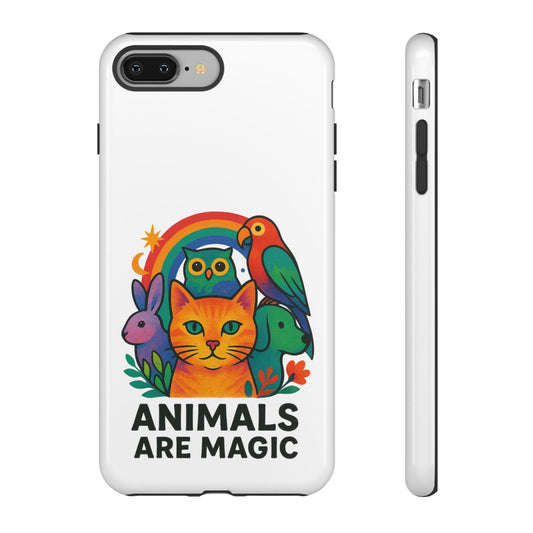 3D Magic Animal Phone Case: Impact-Resistant, UV Protected