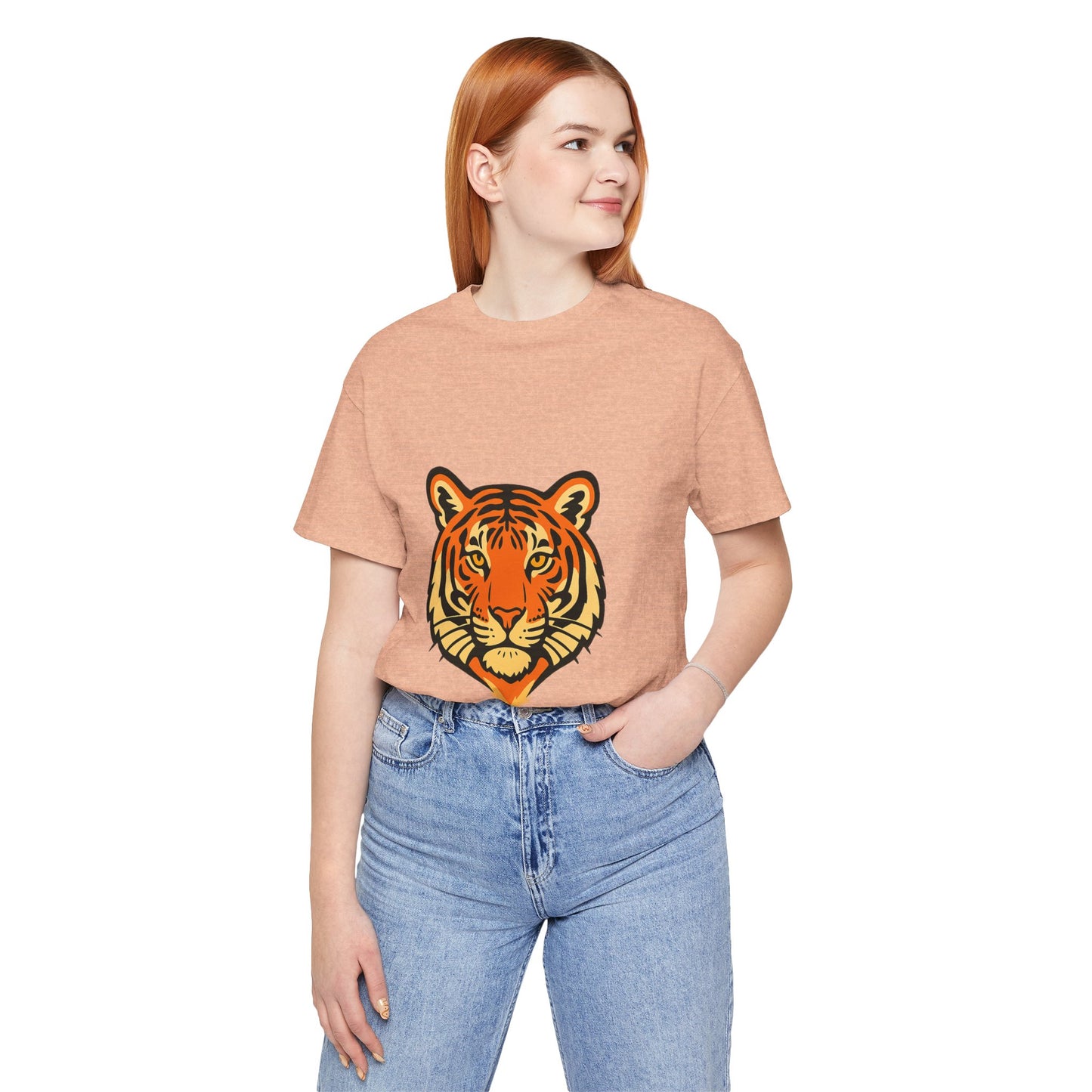 Majestic Tiger Short Sleeve Tee - Perfect for Nature Lovers, Wildlife Enthusiasts, Gift for Birthdays, Casual Wear, Animal Lovers