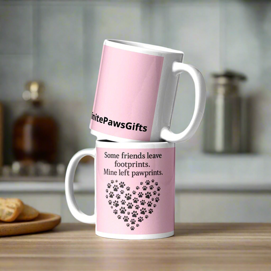 Light Pink glossy mug for Pet Lovers