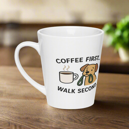 Latte mug for dog lovers