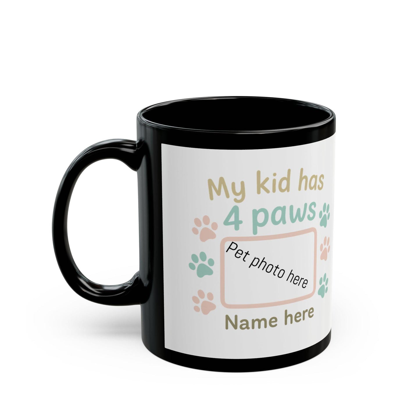 Personalized Pet Photo Mug: Gift for Dog/Cat Lovers