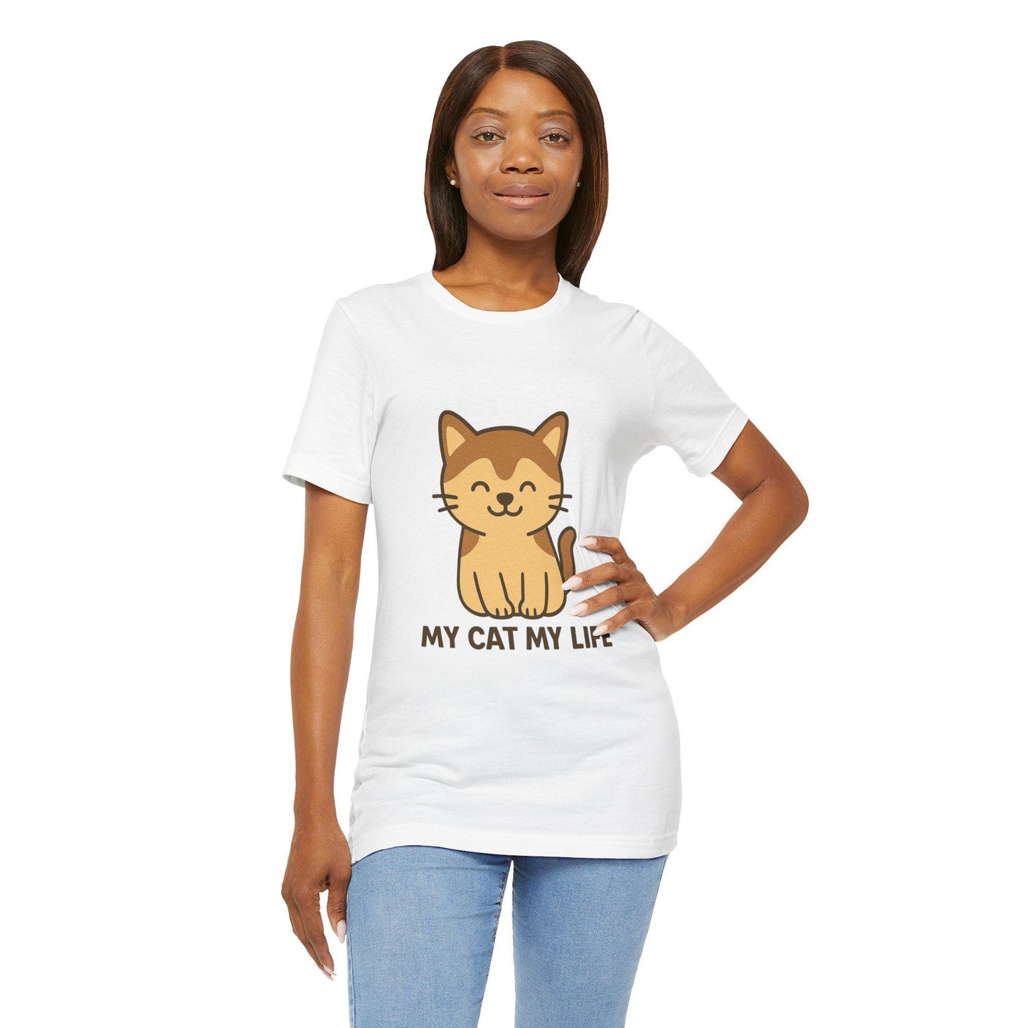 Cat Lover T-Shirt: Unisex Airlume Cotton Tee
