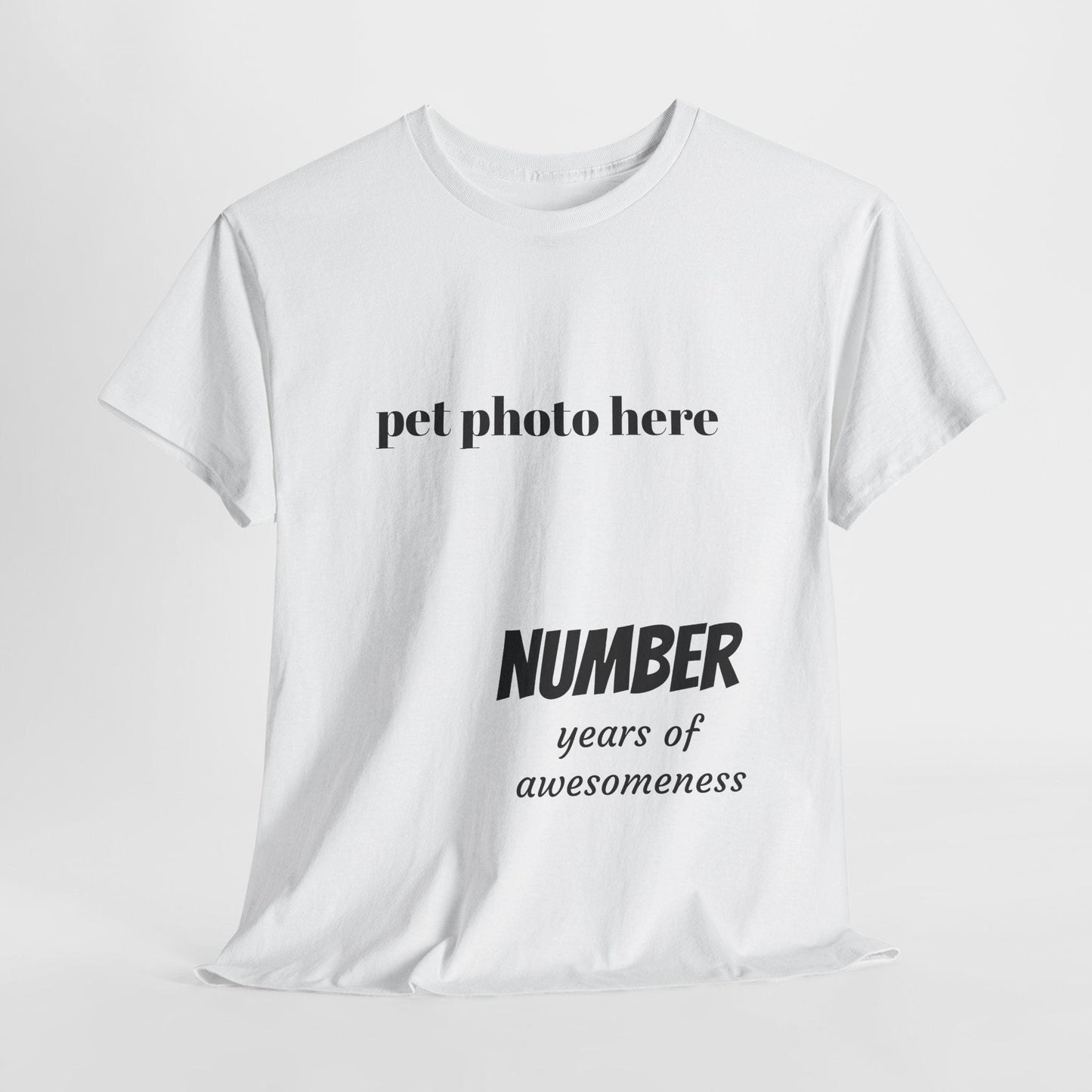 Personalized Birthday T-Shirt: Custom Age Celebration Tee