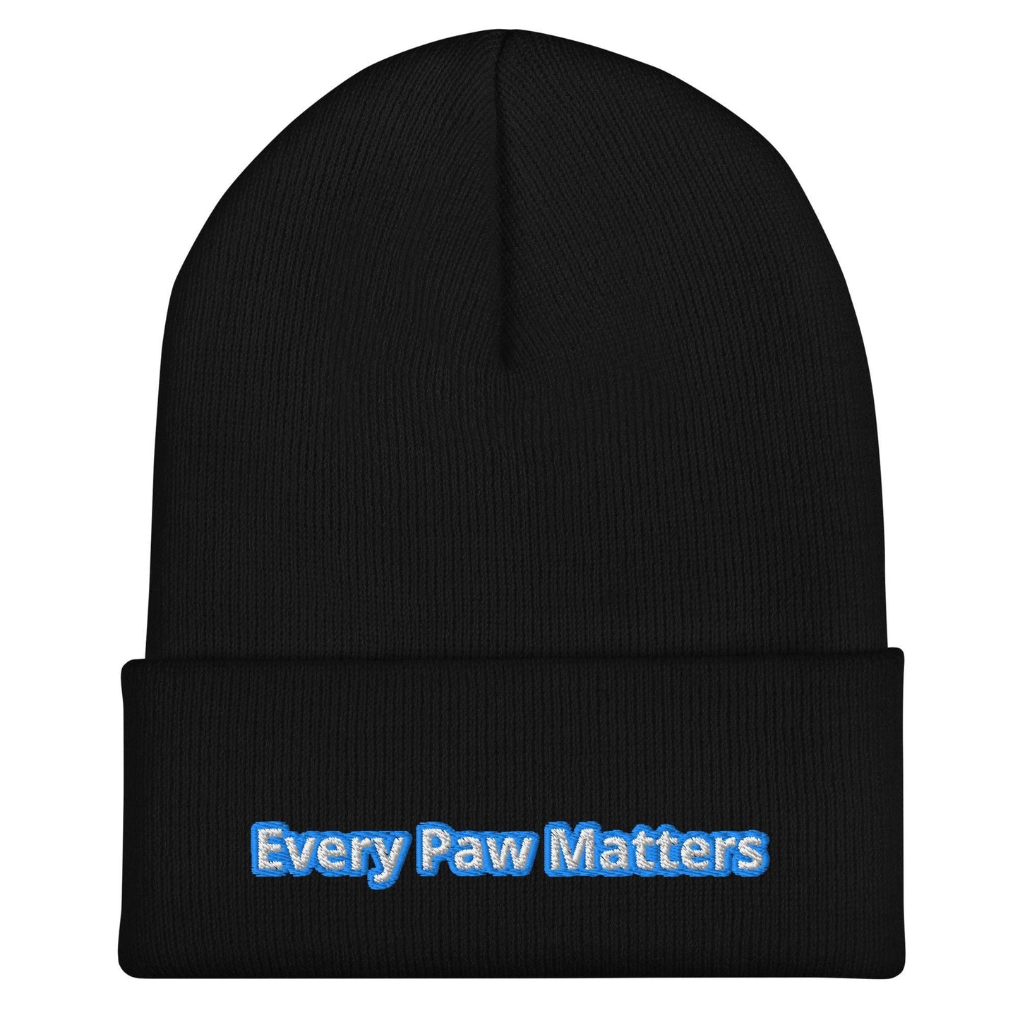 Cuffed Beanie - Every paw matters