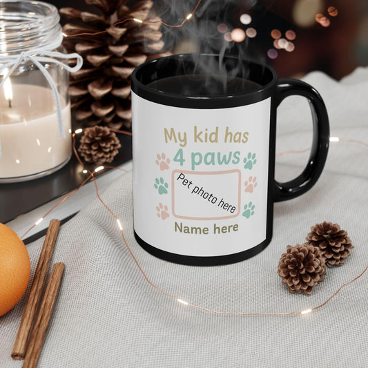 Personalized Pet Photo Mug: Gift for Dog/Cat Lovers