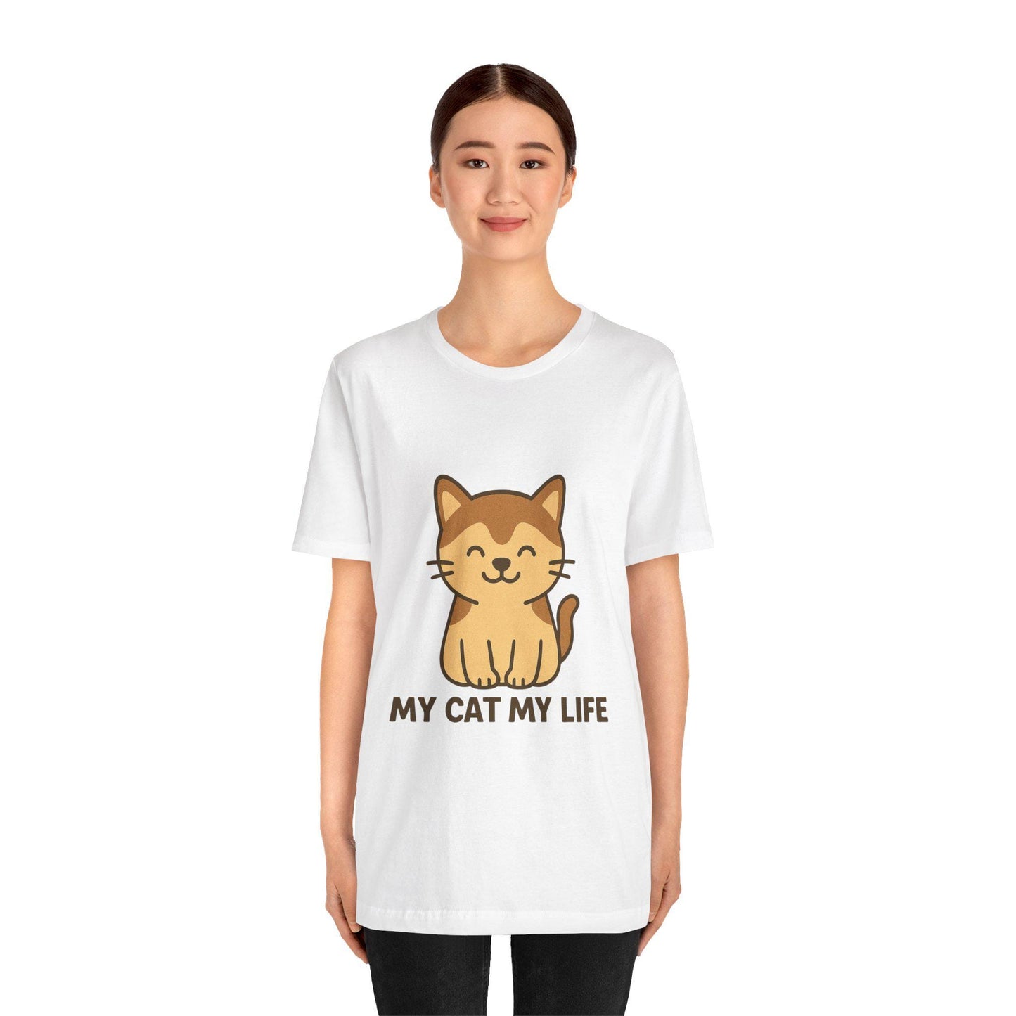 Cat Lover T-Shirt: Unisex Airlume Cotton Tee