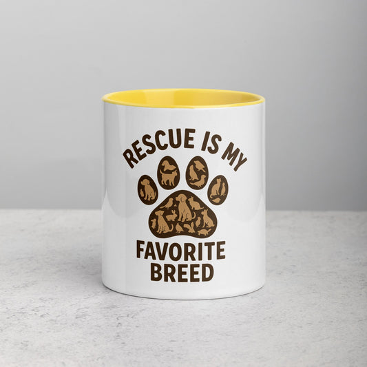 Mug with Color Inside for Pet Lovers